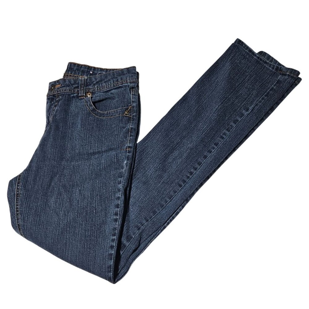 SO Jeans Womens Size 13 Straight Leg Mid Rise Medium Wash Denim Pants Juniors